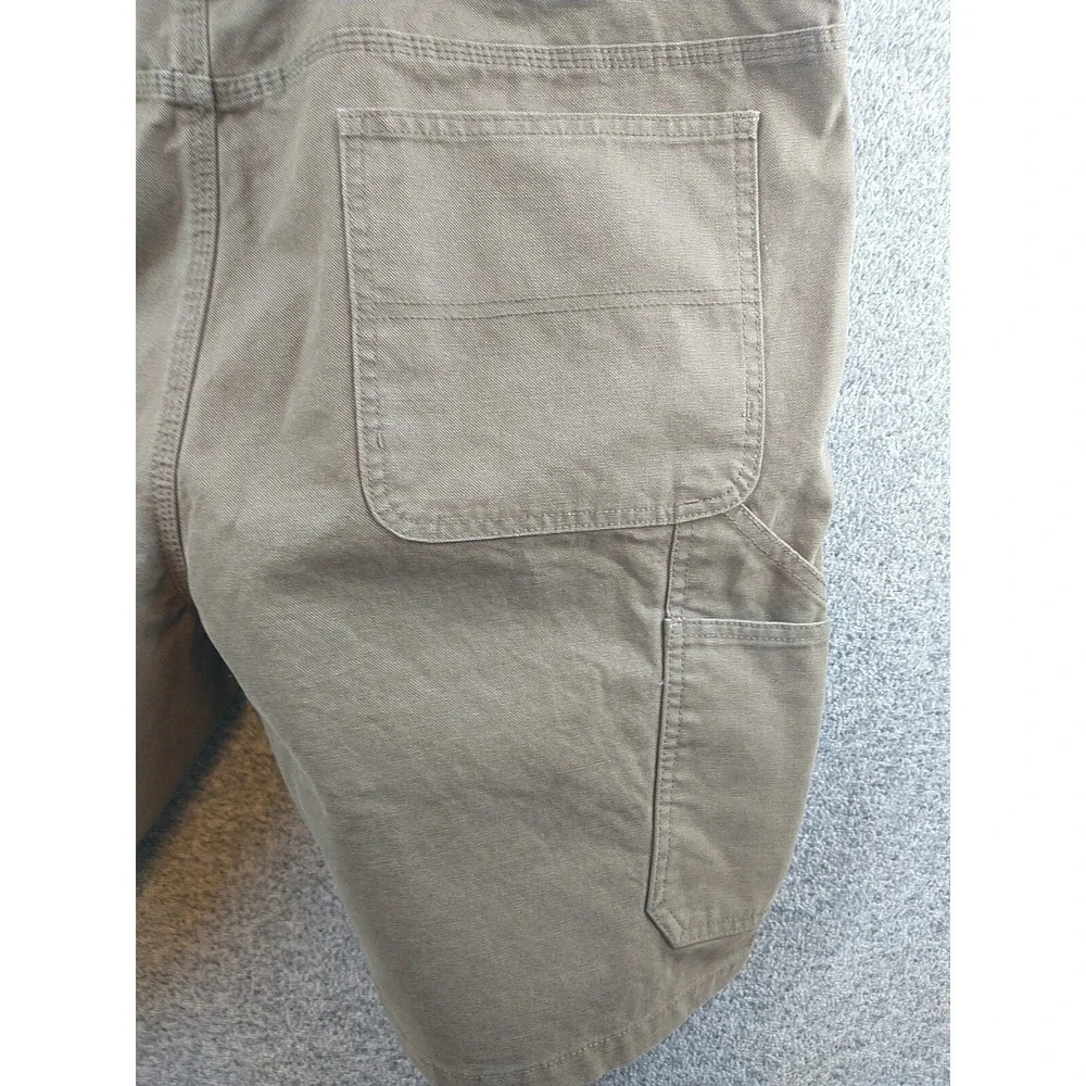 Red Head Brand Co Mens Brown Canvas Carpenter Utility Shorts Size 42 RH Canvas